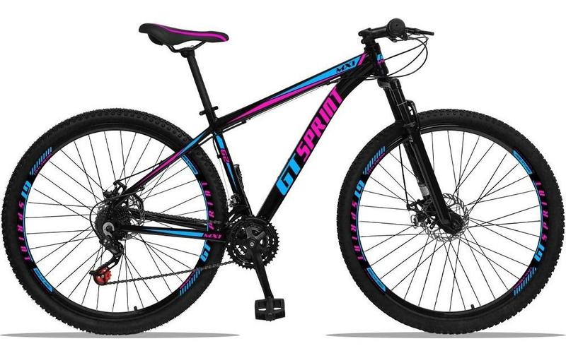 Bicicleta Aro 29 Gt Sprint Mx1 Alumínio 21 Marchas Freios A Disco